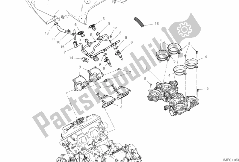 Alle onderdelen voor de 36a - Gasklephuis van de Ducati Superbike Panigale V4 R USA 1000 2020